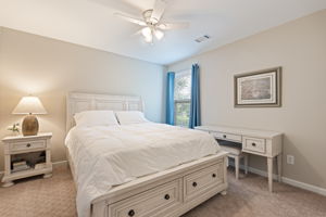 Bedroom #2 w/ ceiling fan