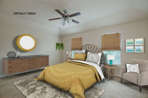 Primary Bedroom Virtually Staged