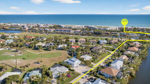 Aerial Front Exterior 3 - beach access