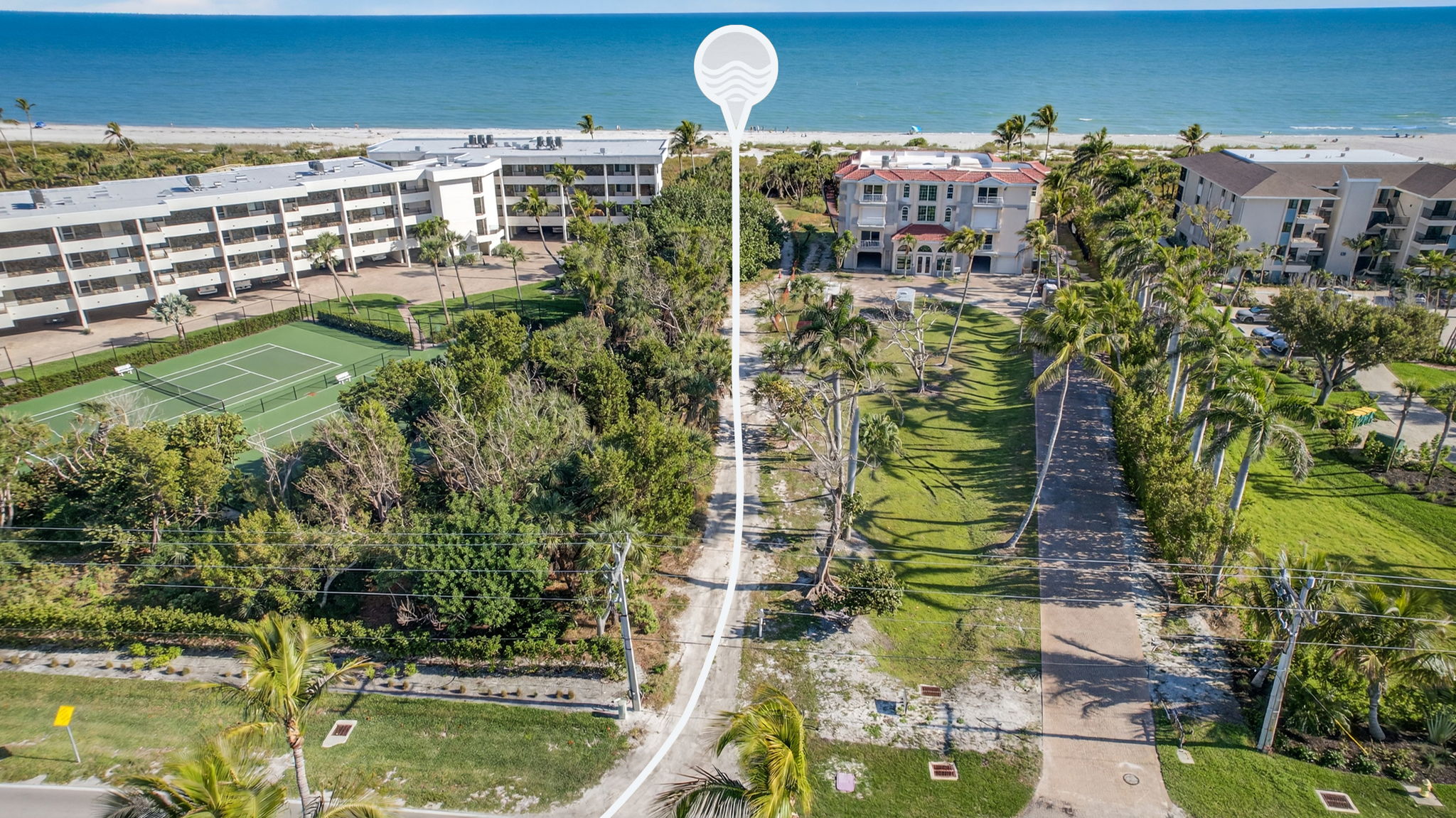 42-Aerial 2 -beach access
