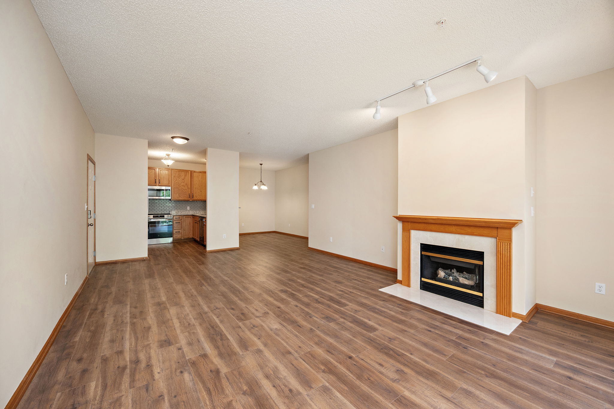 Open Living, Kitchen, Dining