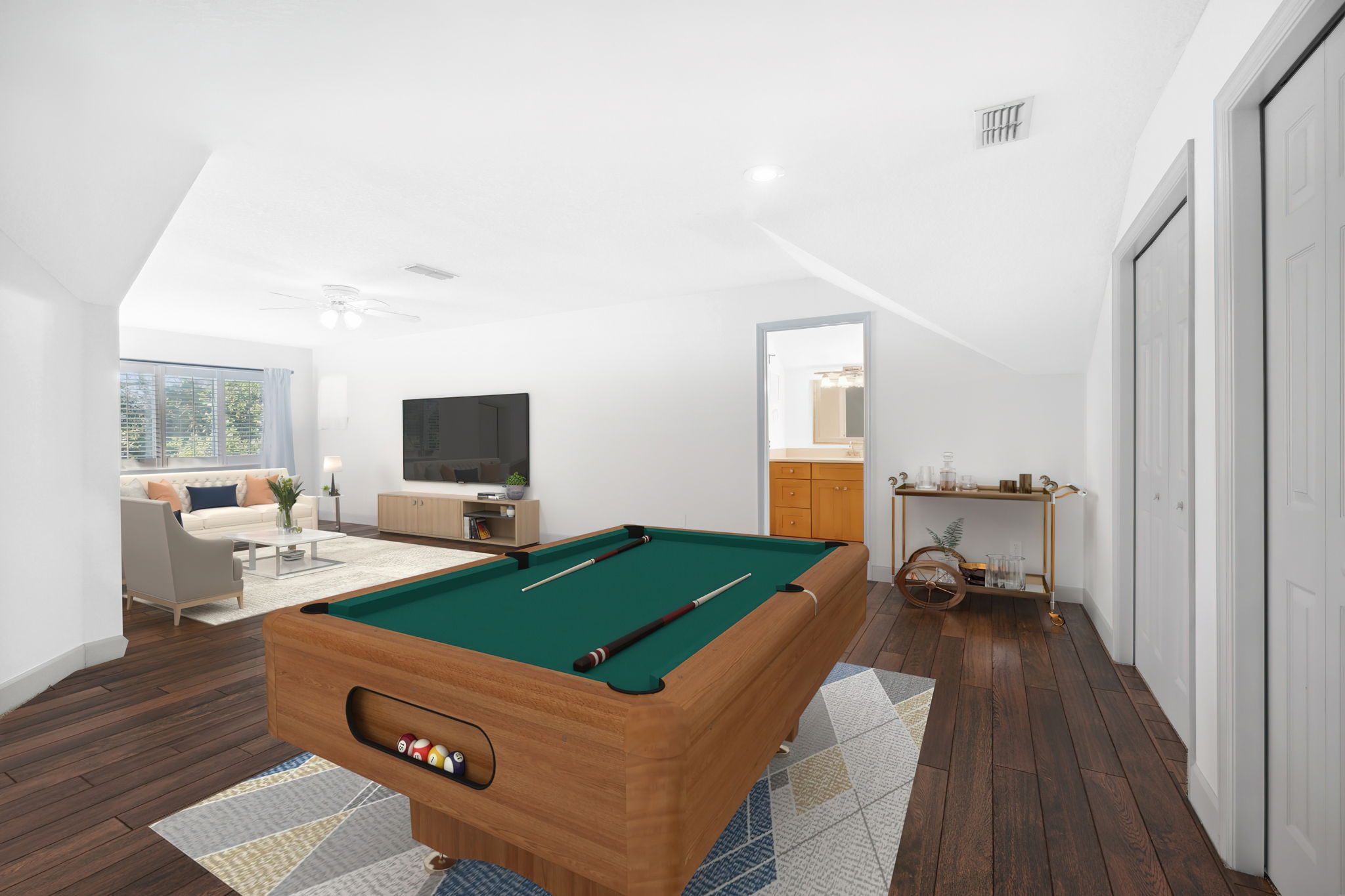 Virtually Staged Bonus Room