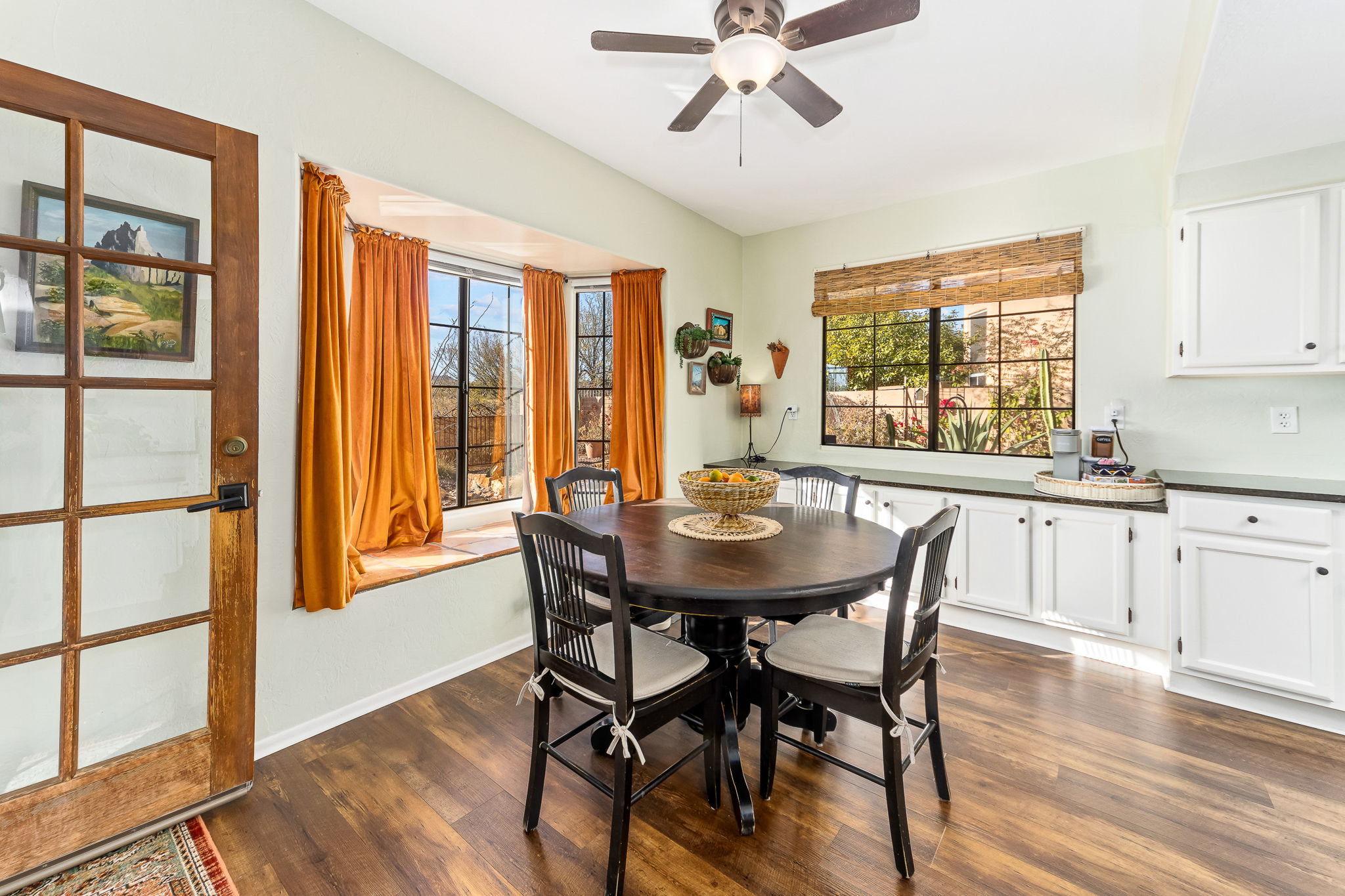 Dining area with views