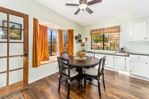 Dining area with views