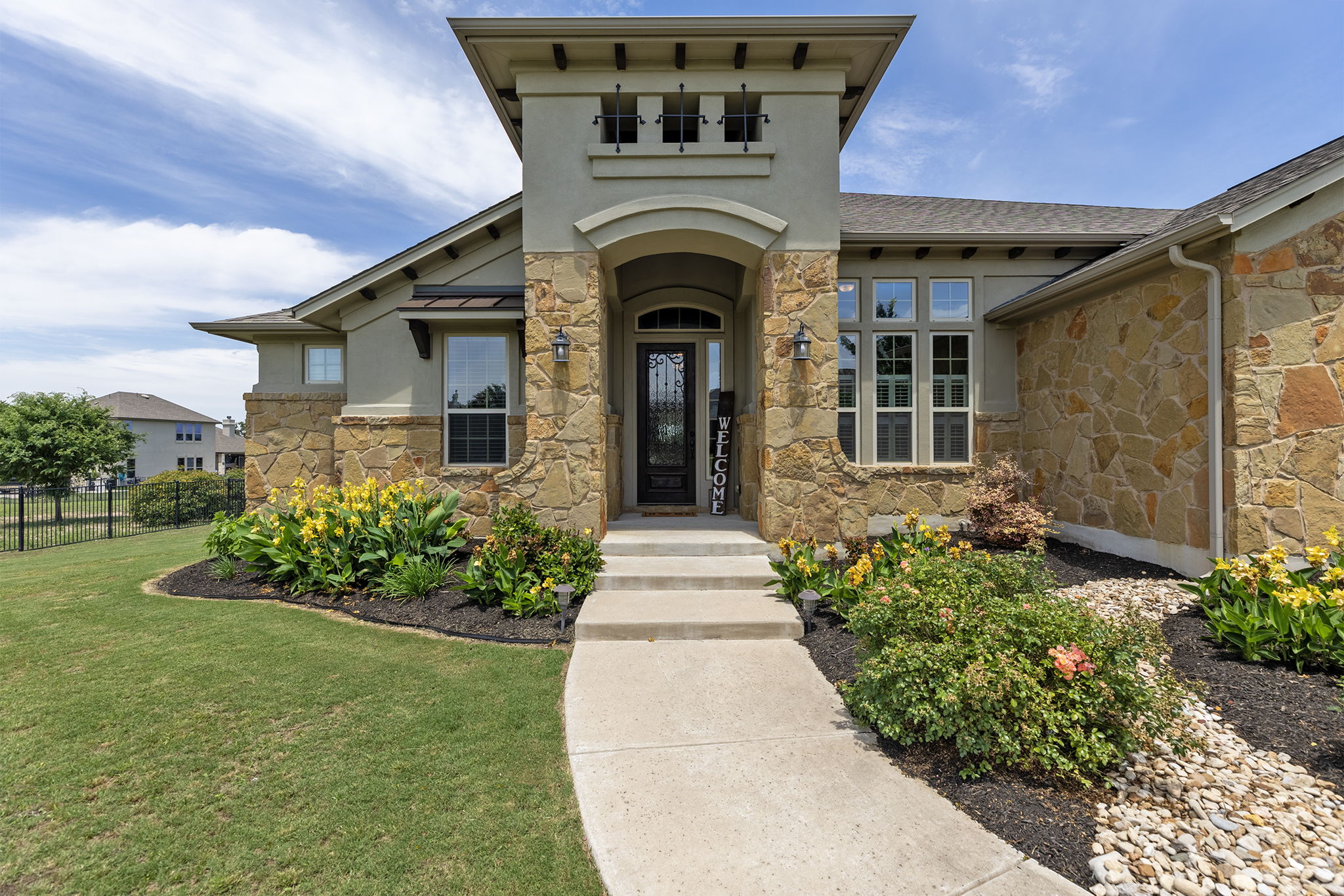 Inviting entrance to your new home in Clearwater Ranch