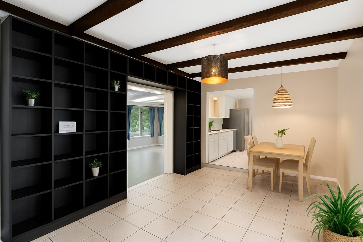 Virtually Staged Dining Room (Option 2)