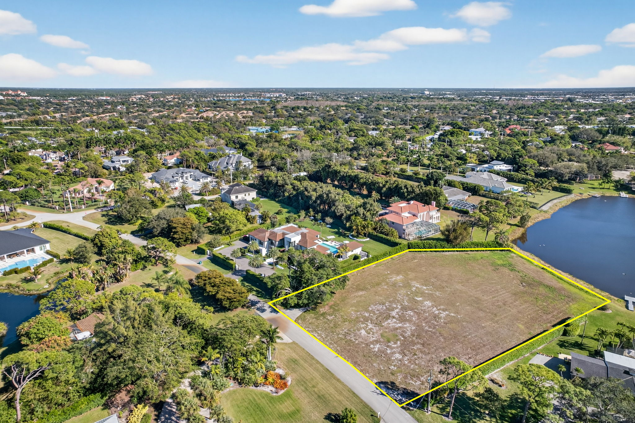 Aerial Front Exterior 2 - lot line