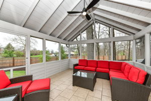 Screen-in Porch off of the Breakfast Area