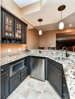 Bar and Entertainment Area in the Lower Level