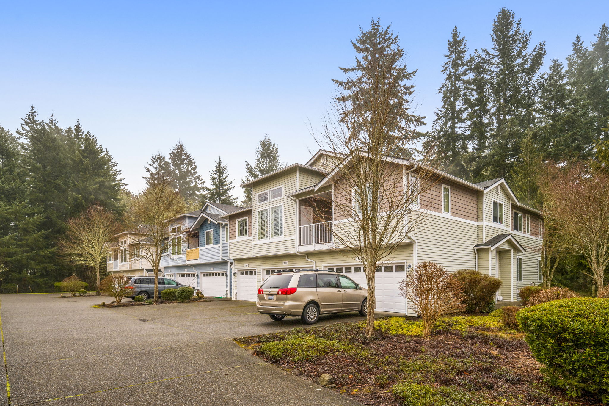1-car garage, extra parking in front of garage & off-street guest parking