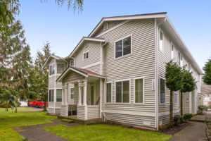 Building backs green space & trails