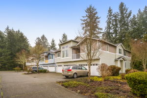 1-car garage, extra parking in front of garage & off-street guest parking