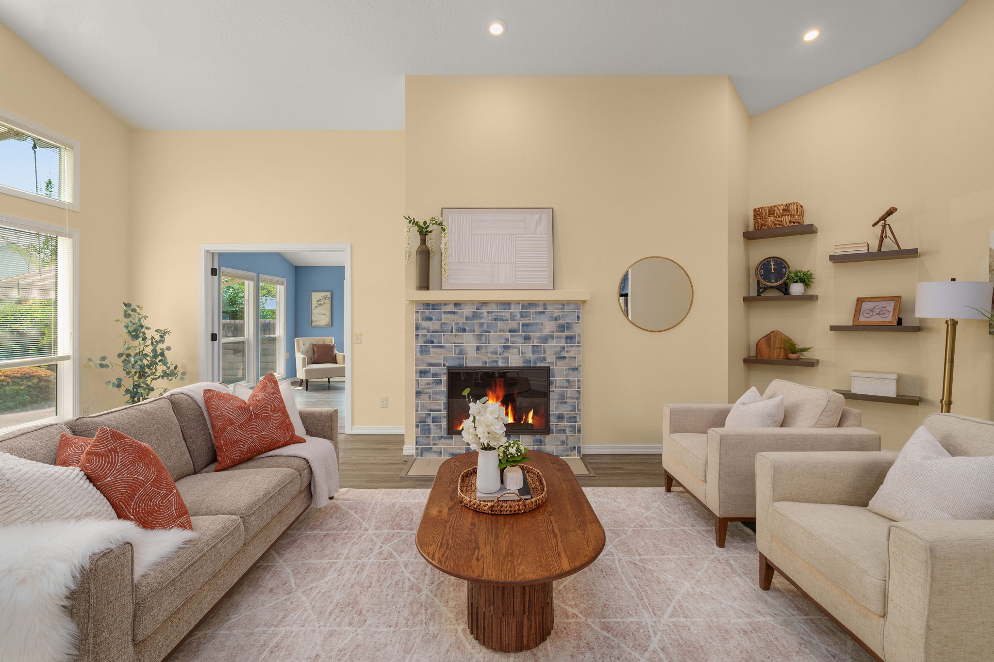 Living Room - Fireplace