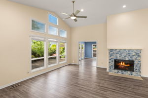 Living Room - Fireplace