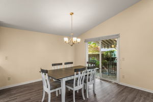 Dining Room - Vaulted Ceilings