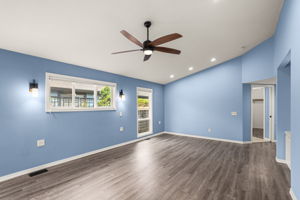 Owner's Suite Bedroom - Vaulted Ceilings