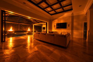 Living Room Glow3d