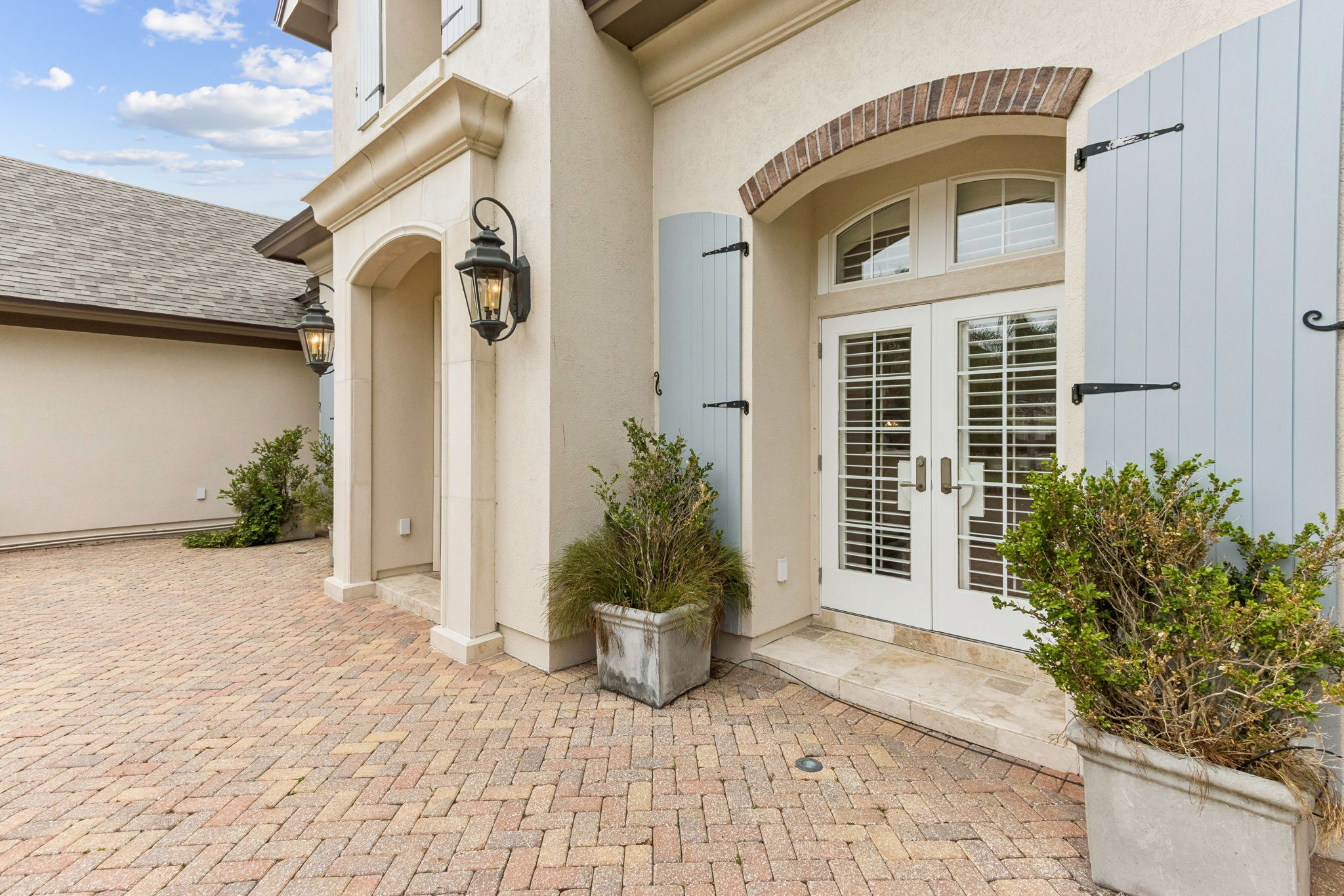 Front courtyard