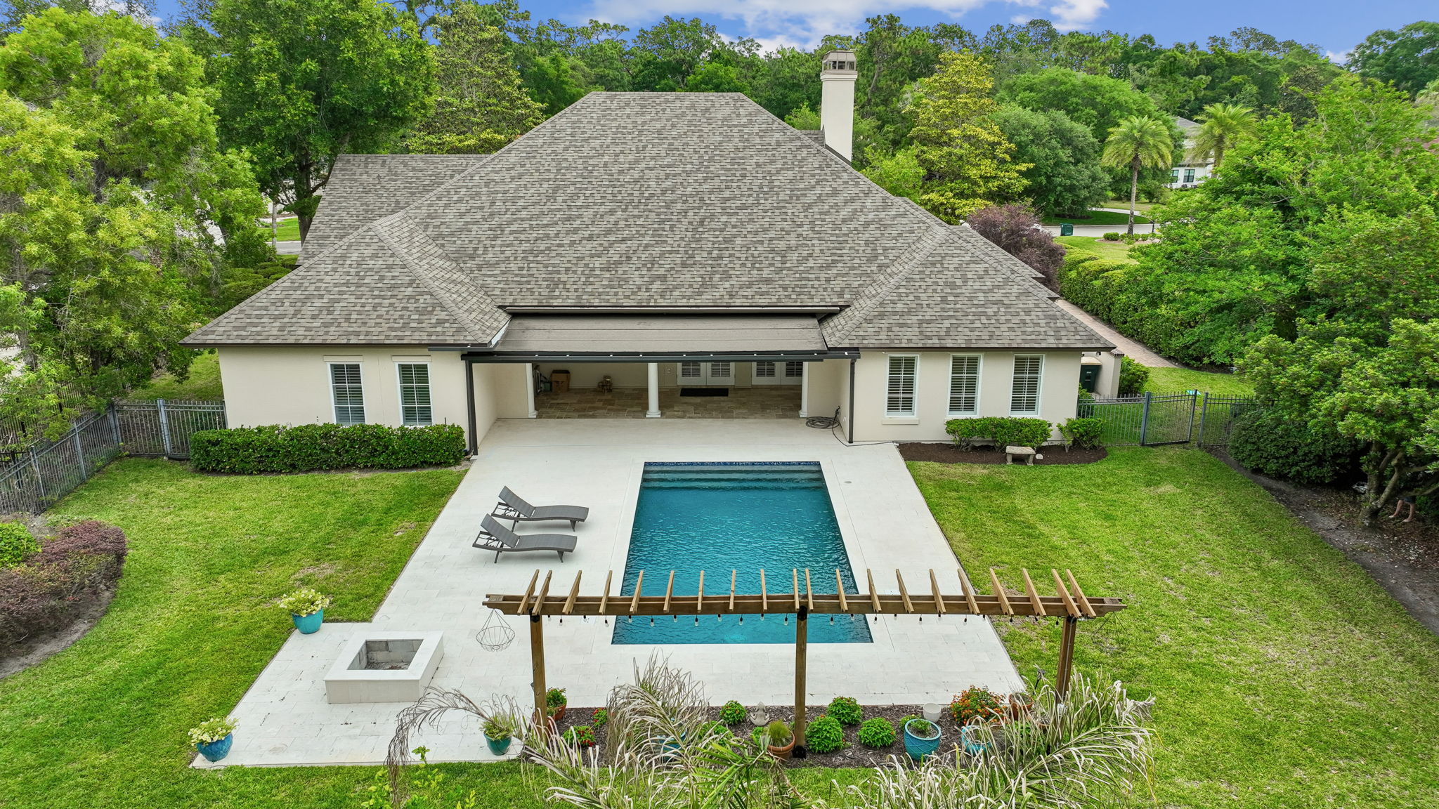 Rear of Home
