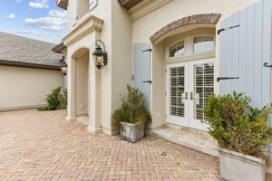 Front courtyard