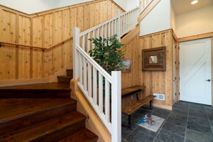 Barn stairs to apartment