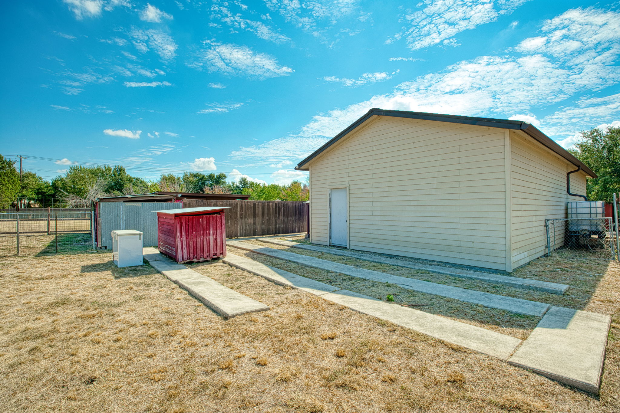 Back of Outbuilding