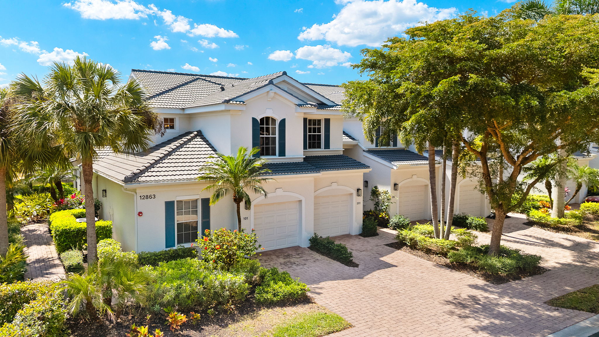 Aerial Front Exterior