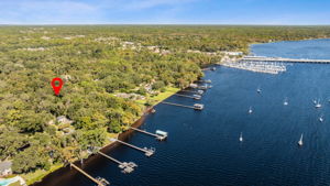 Last House on street before River Front Homes