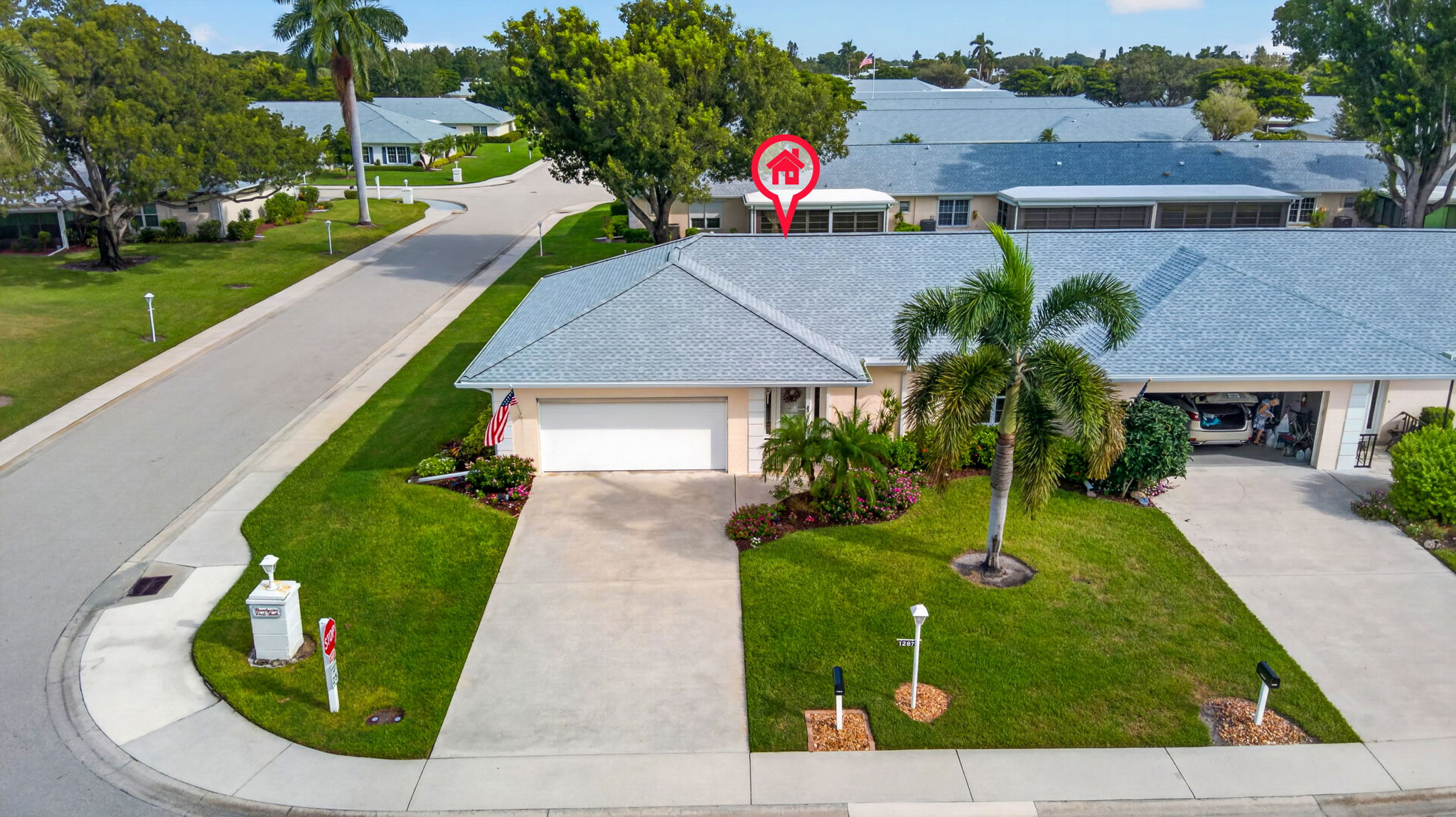 Front Aerial View