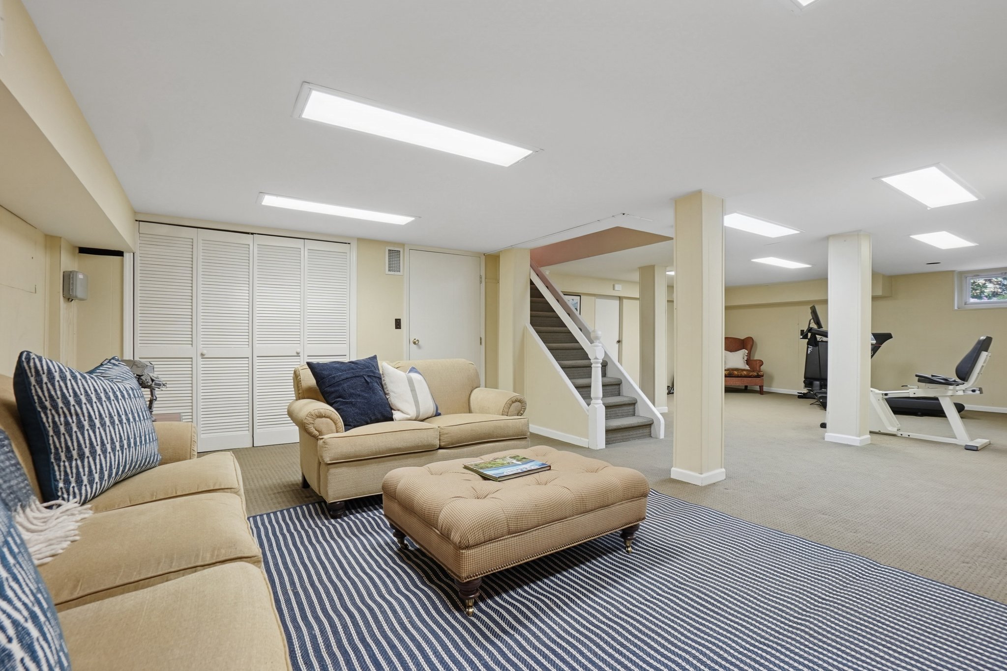 Extra space, storage and a powder room! (There's also a safe, including with purchase.)