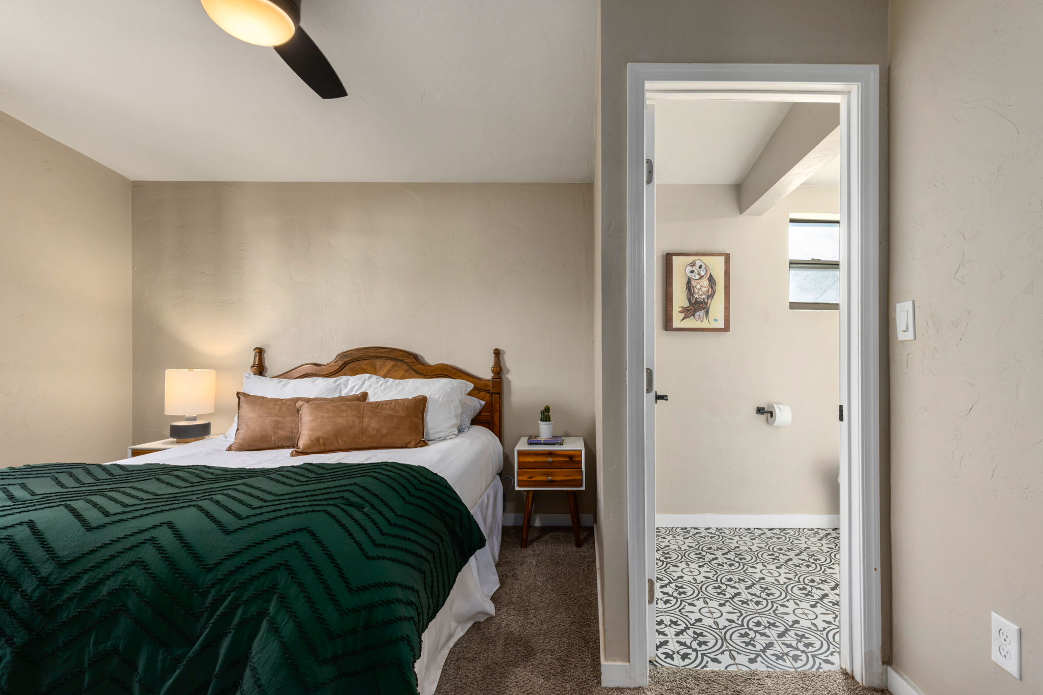 Fourth bedroom, Junior suite, with an en-suite full bathroom.