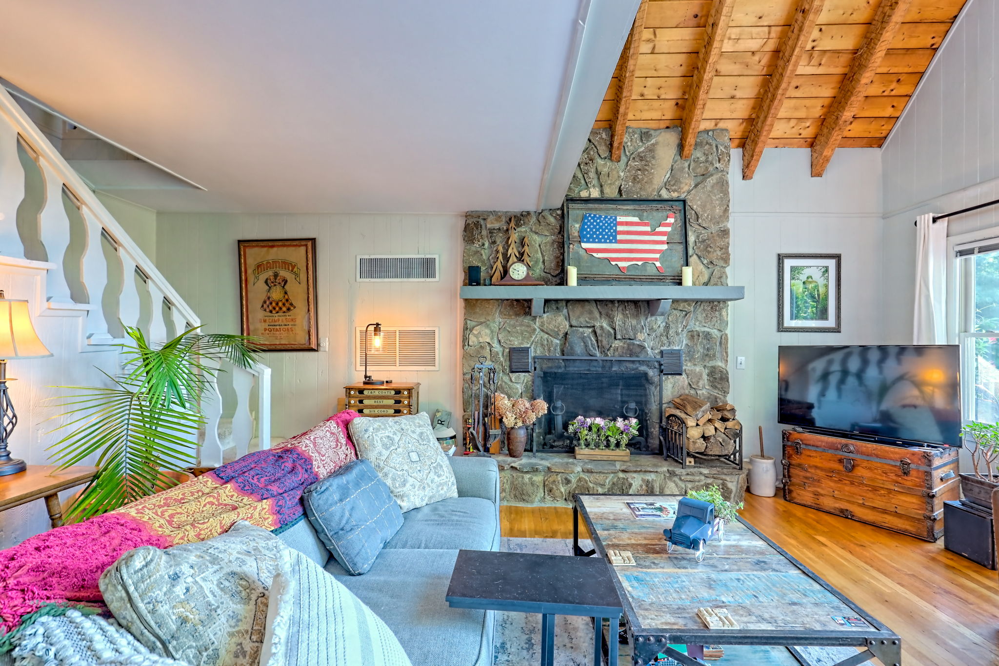 Fireplace on Main