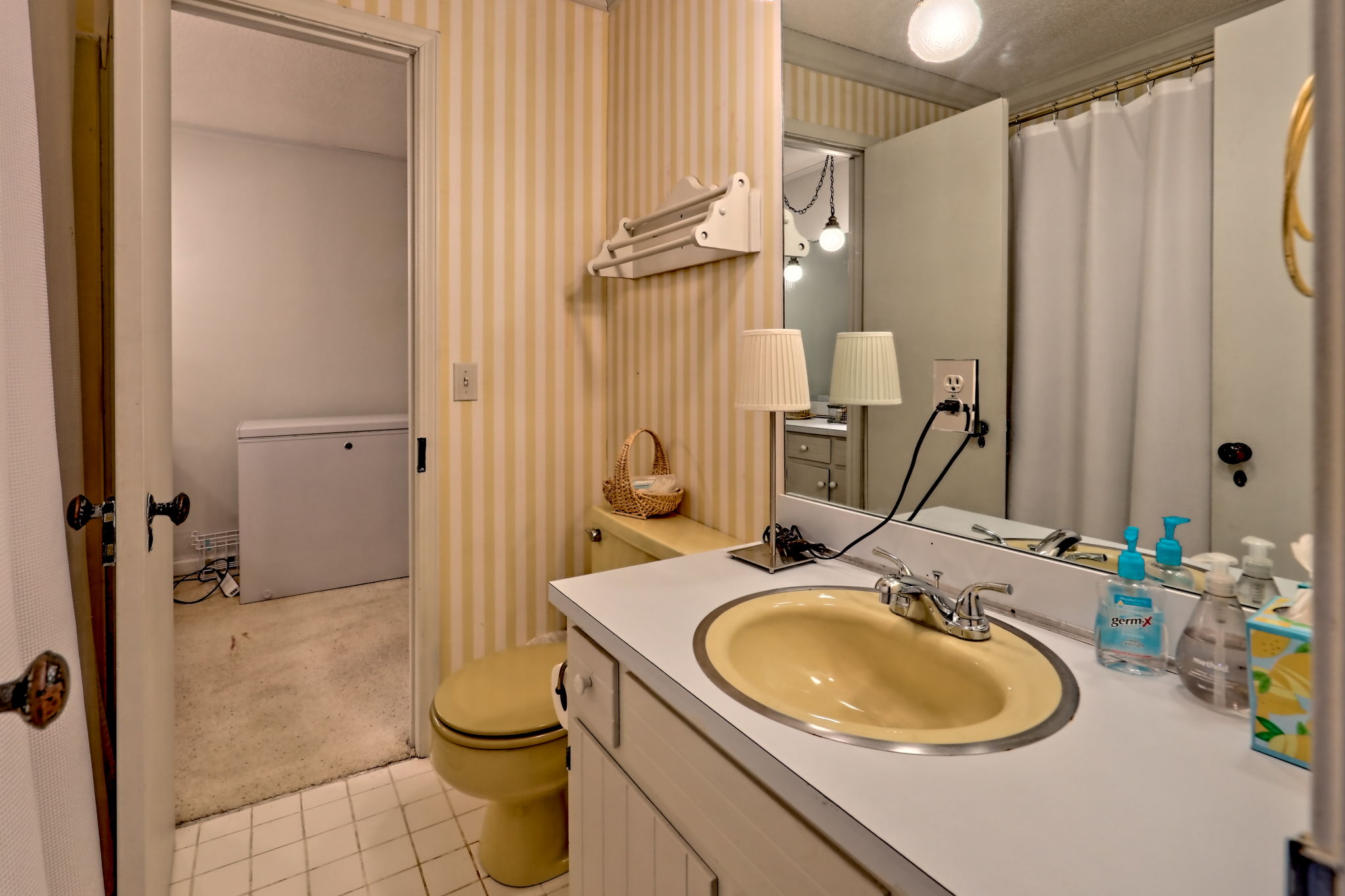 Full Bath on Lower Level
