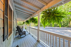 Porch overlooking street
