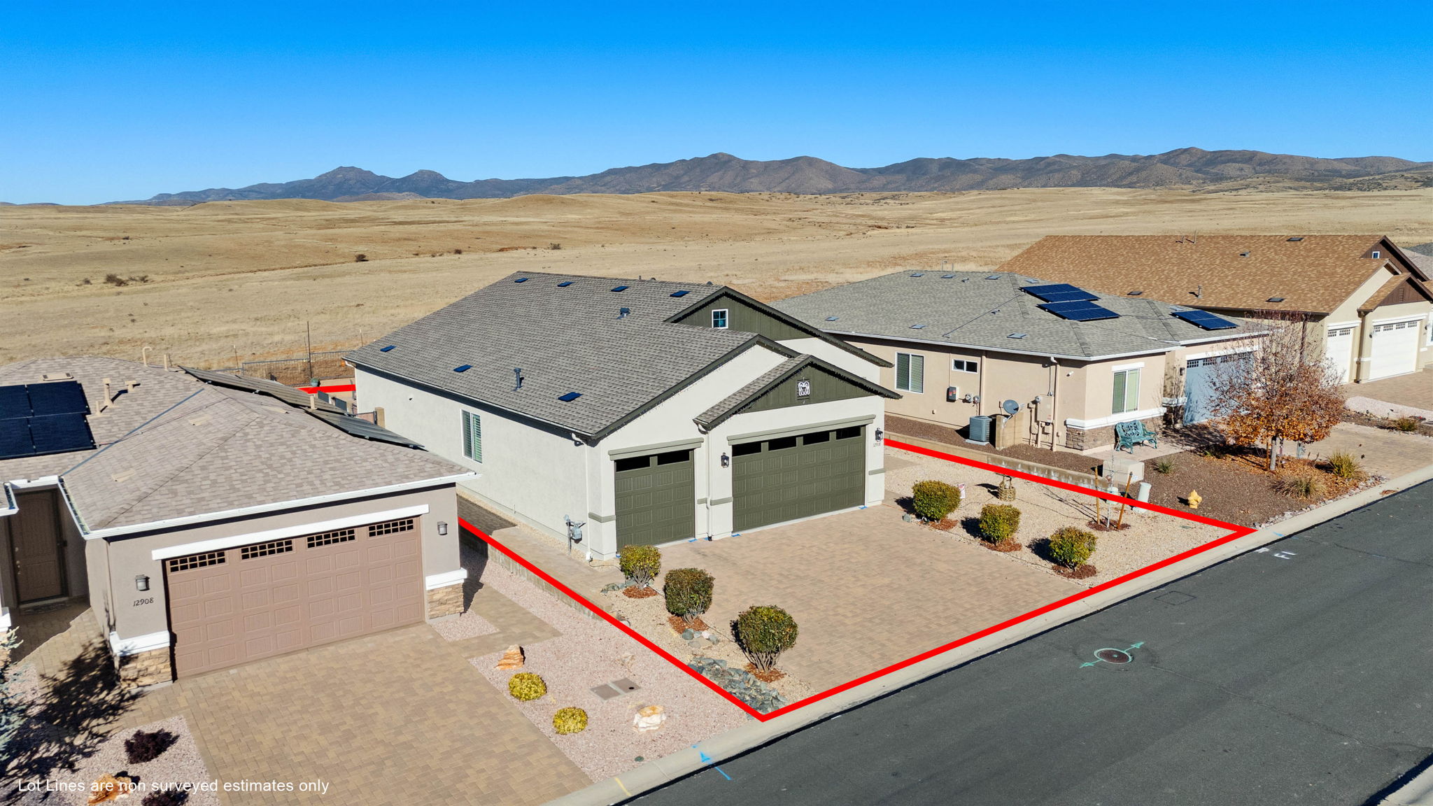 Aerial Front (1) Lot Lines