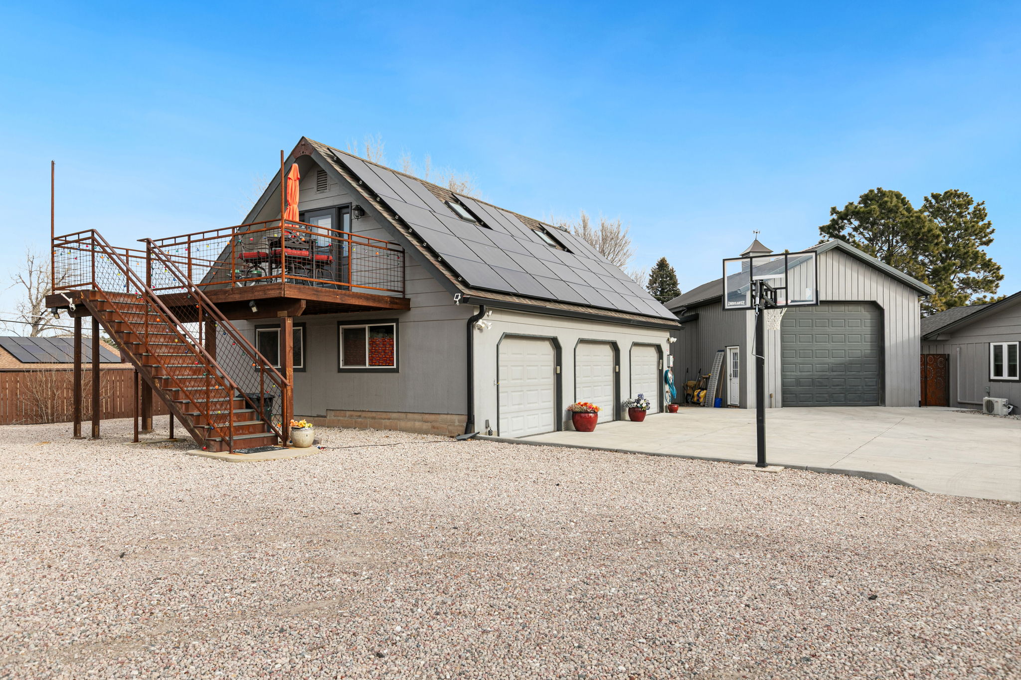 RV Garage and 3 Car Garage