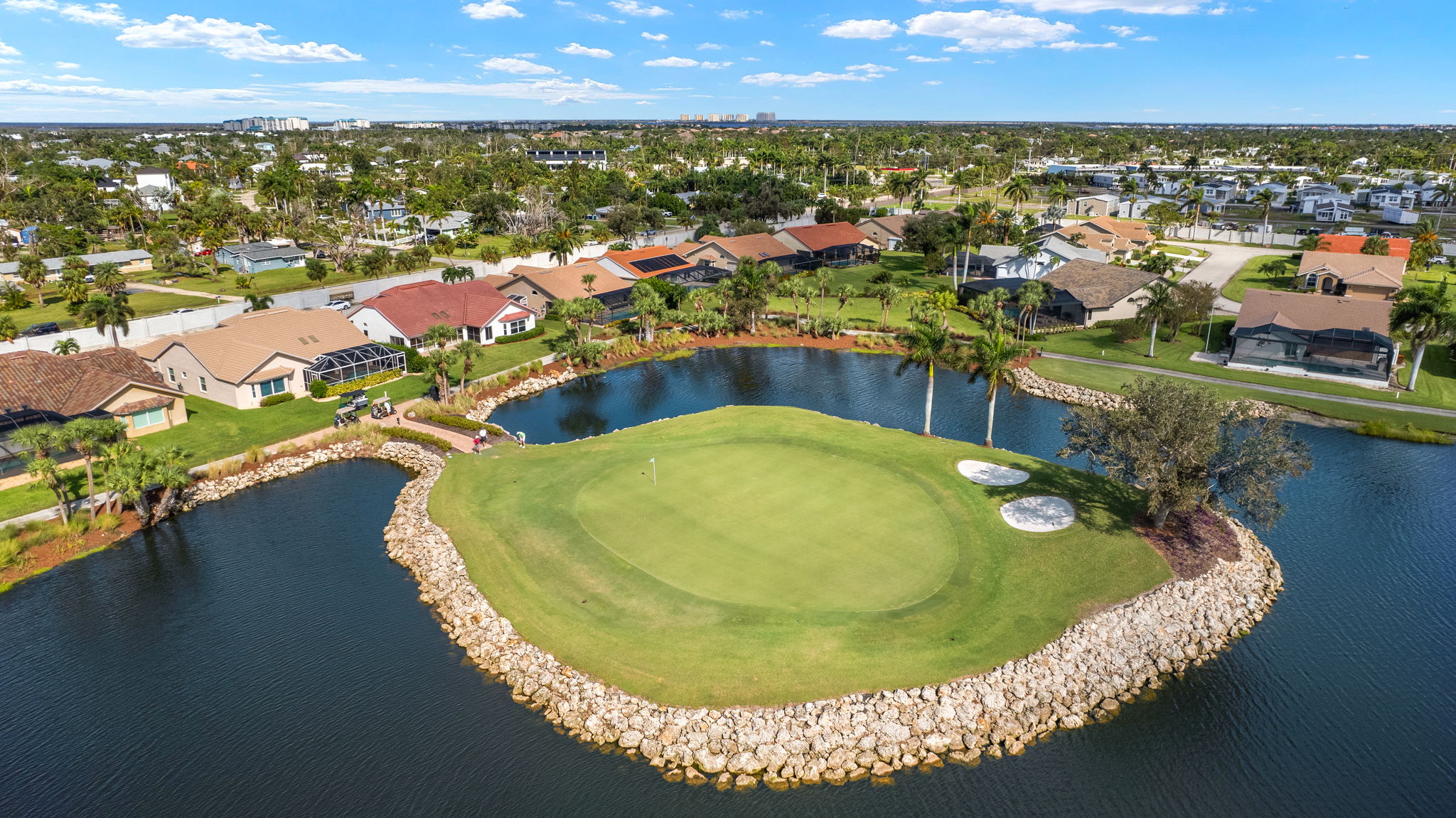 Aerial Golf Course