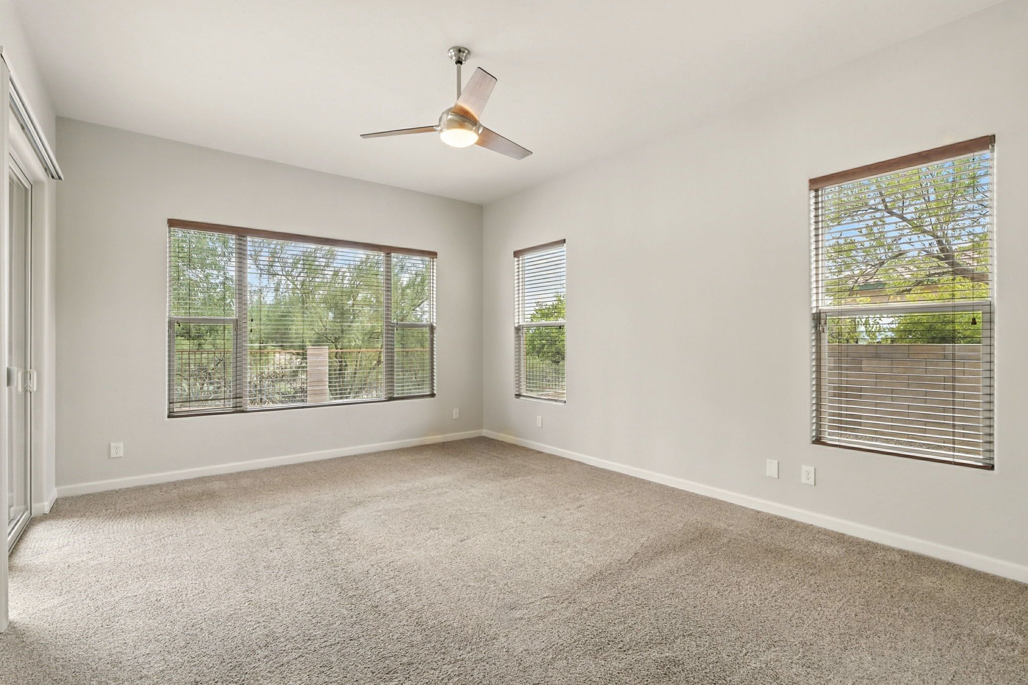 The spacious owner's suite feels like a private retreat