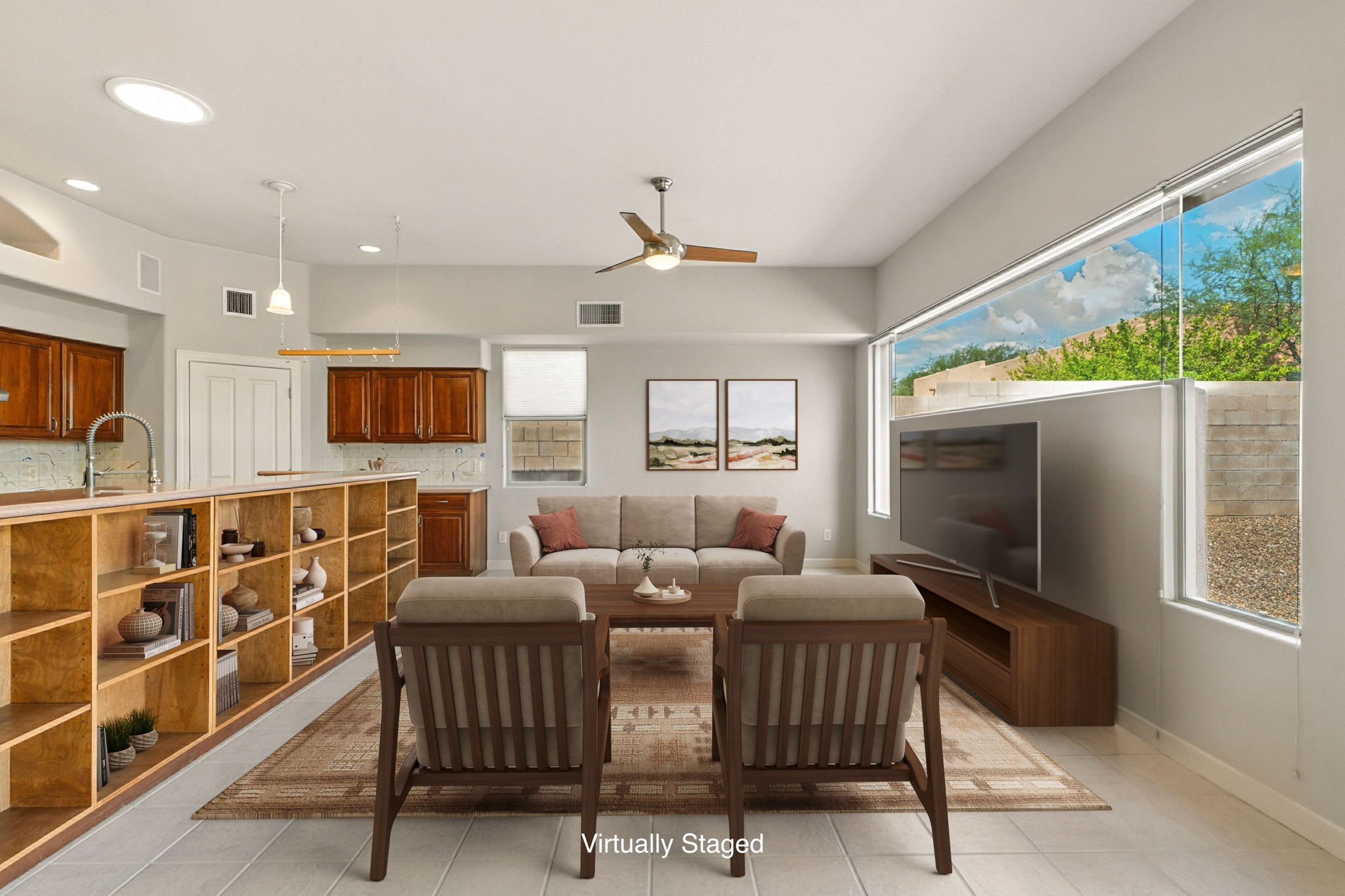 Great space for everyday living and entertaining