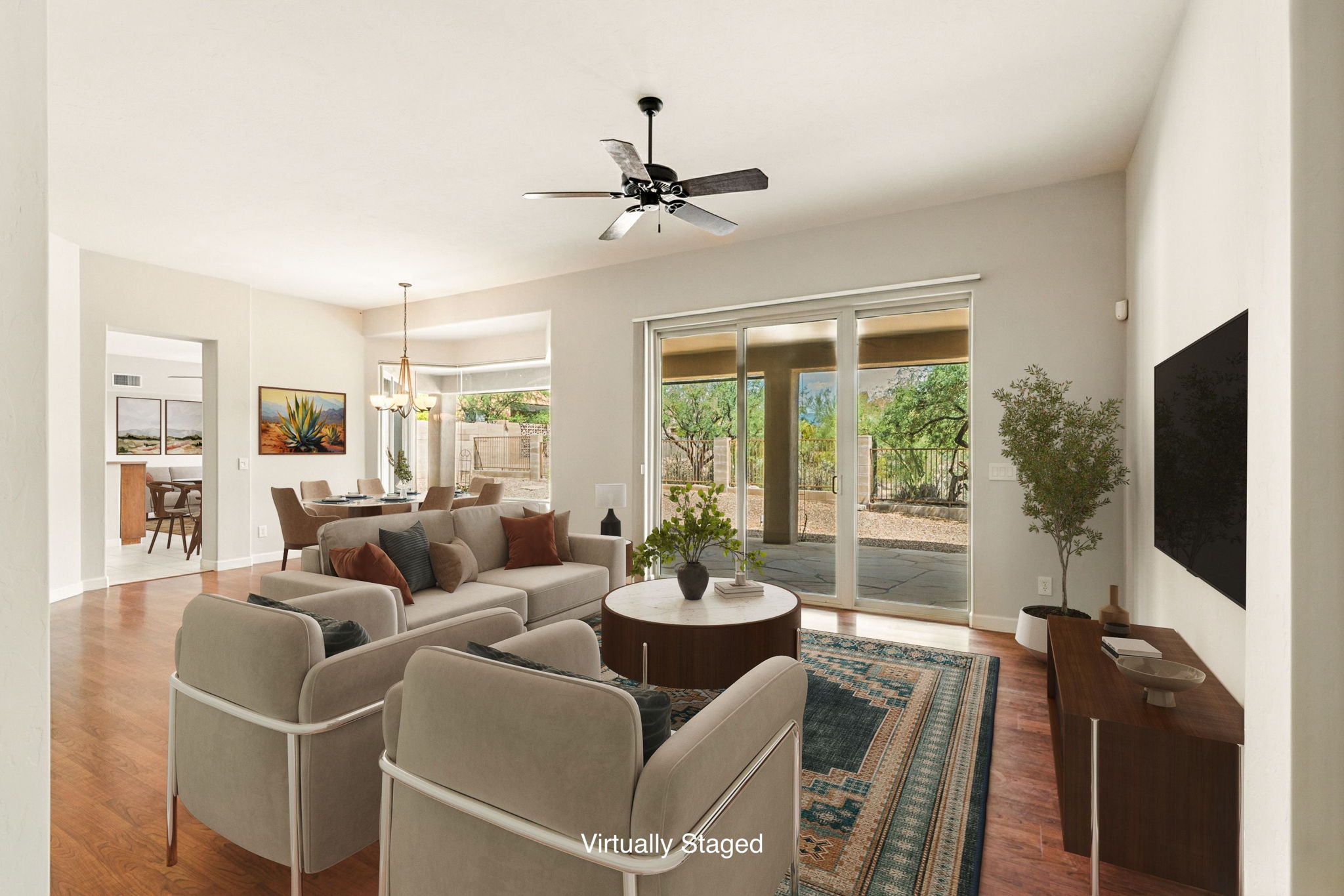 Living Room & Formal Dining Area