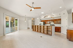 The open concept is thoughtfully designed for convenience and comfortable living