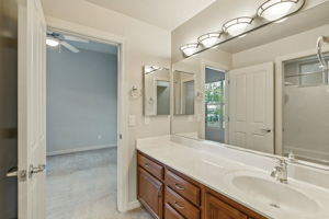 Bedroom 2 and Bedroom 3 are connected by a Jack & Jill bath