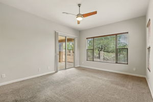 The owner's suite boasts natural desert views