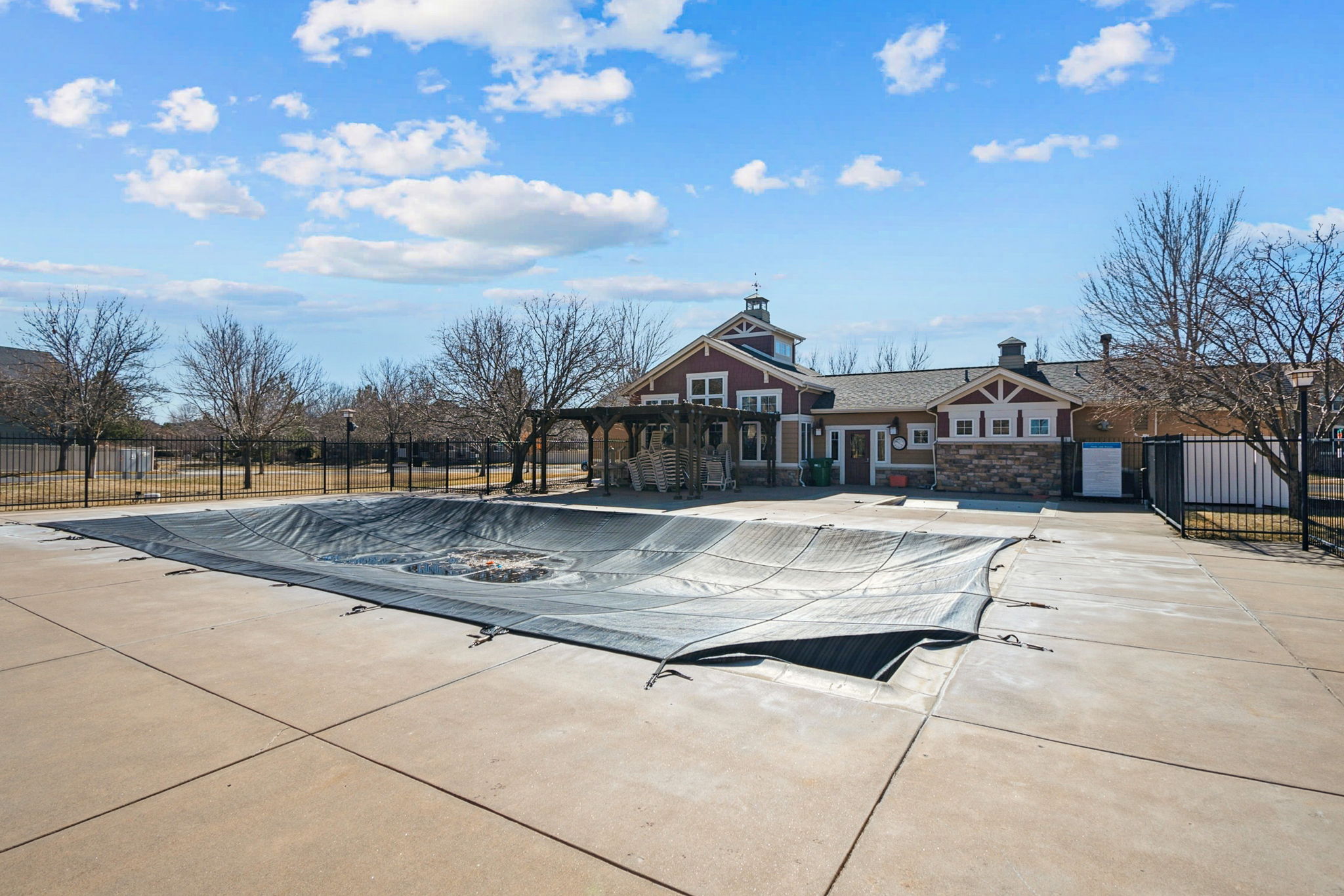 Neighborhood clubhouse and pool