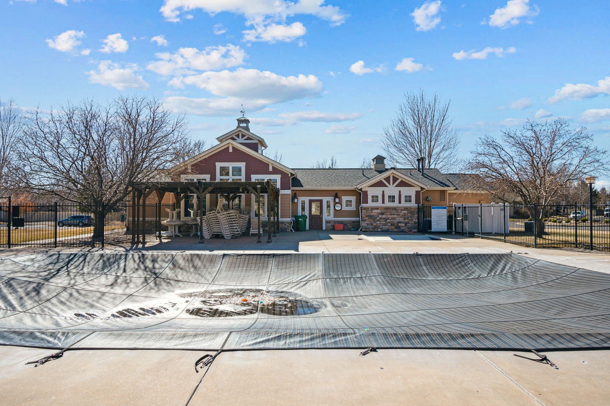 Neighborhood clubhouse and pool