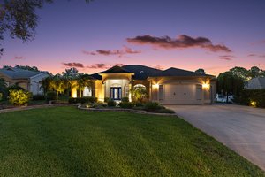 Twilight Front Elevation