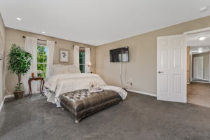PRIMARY BEDROOM Lighting, Walk-in Closet. Wall-to-Wall Carpeting