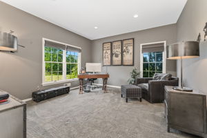 DEN/OFFICE Recessed Lighting, Wall-to-Wall Carpet