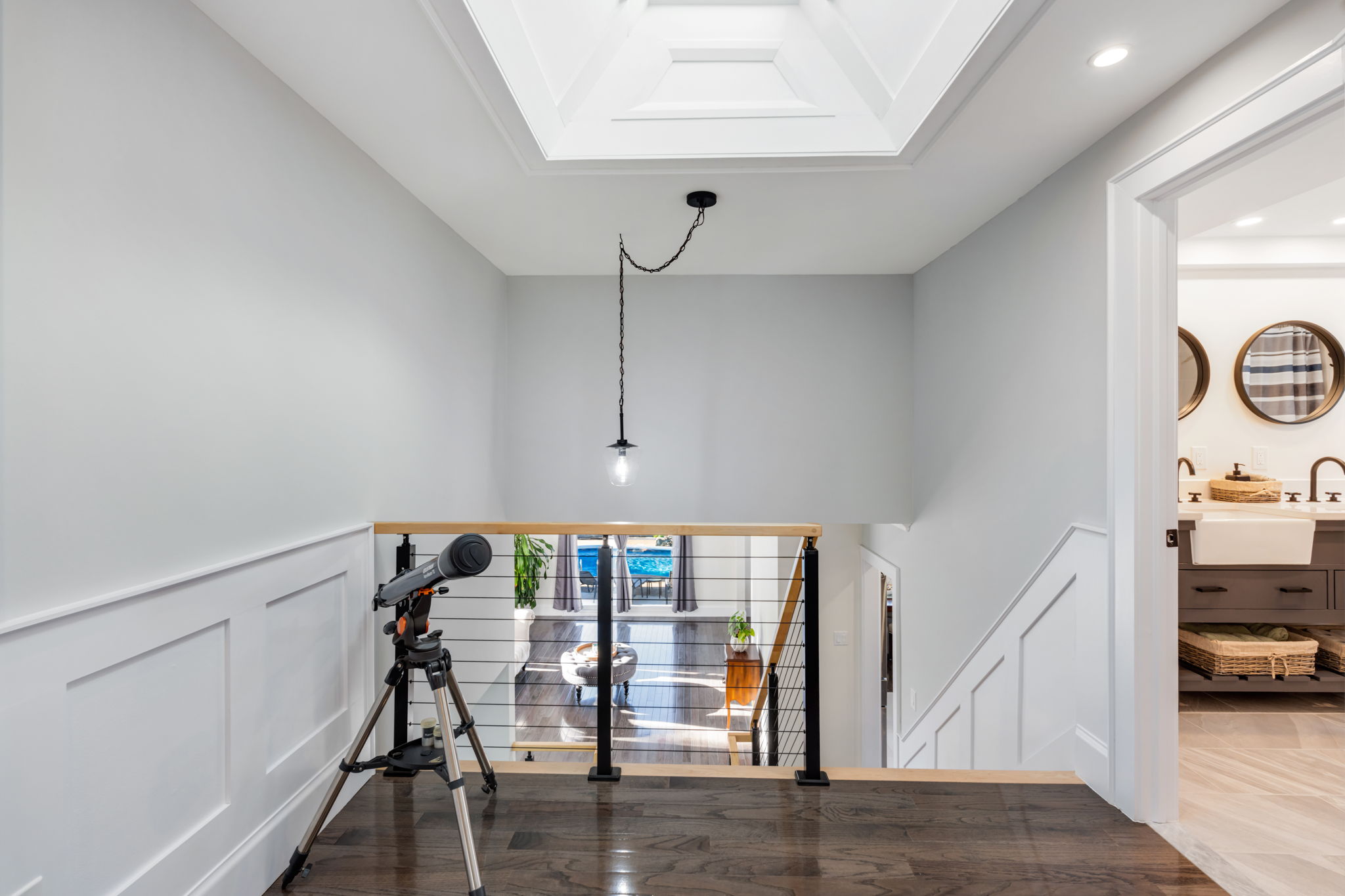 Skylight in Upper Hallway