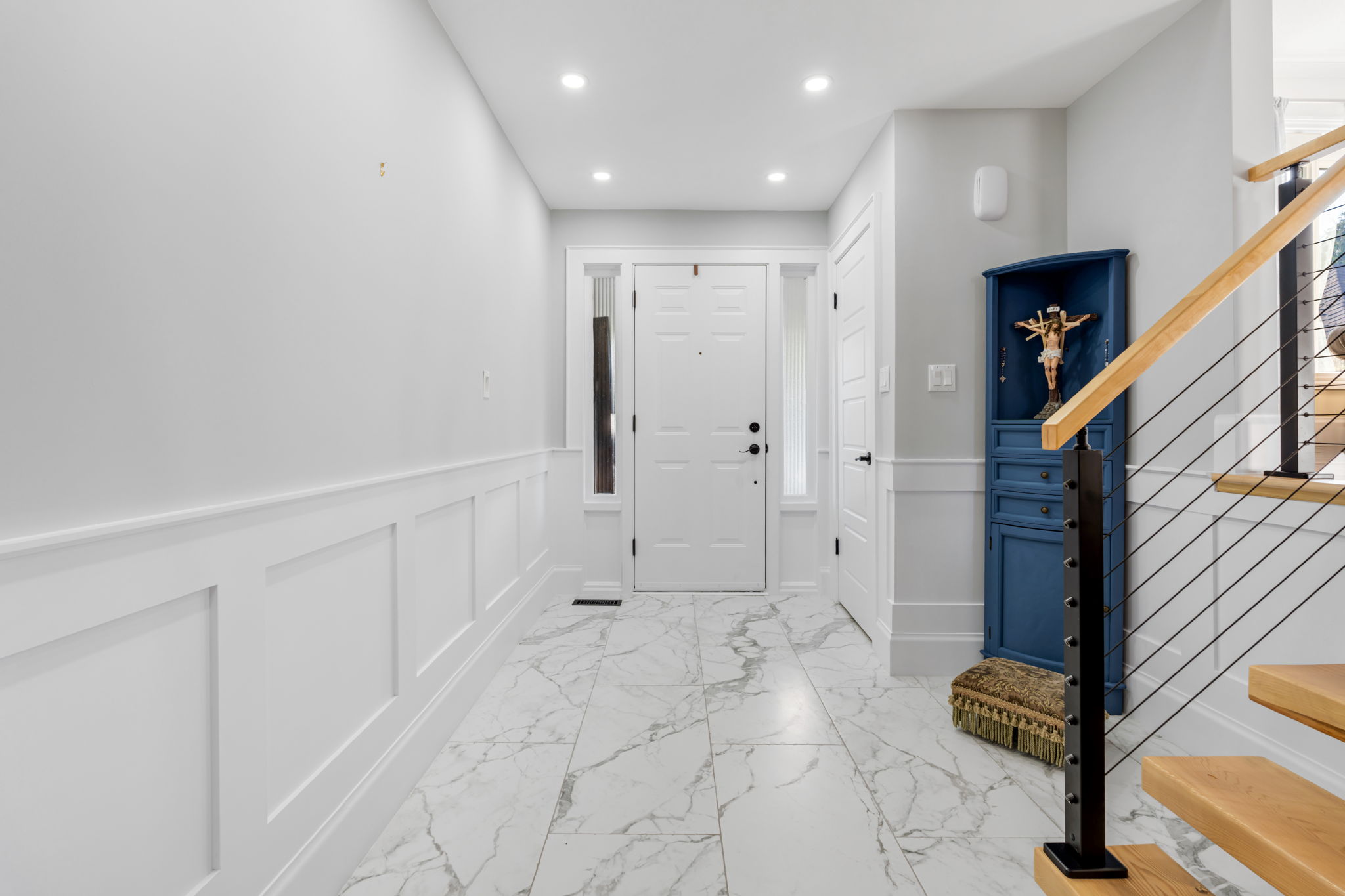 Front Entrance with Closet & Tile Flooring